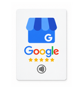 Avis Google – Carte Modèle Fin Bleue