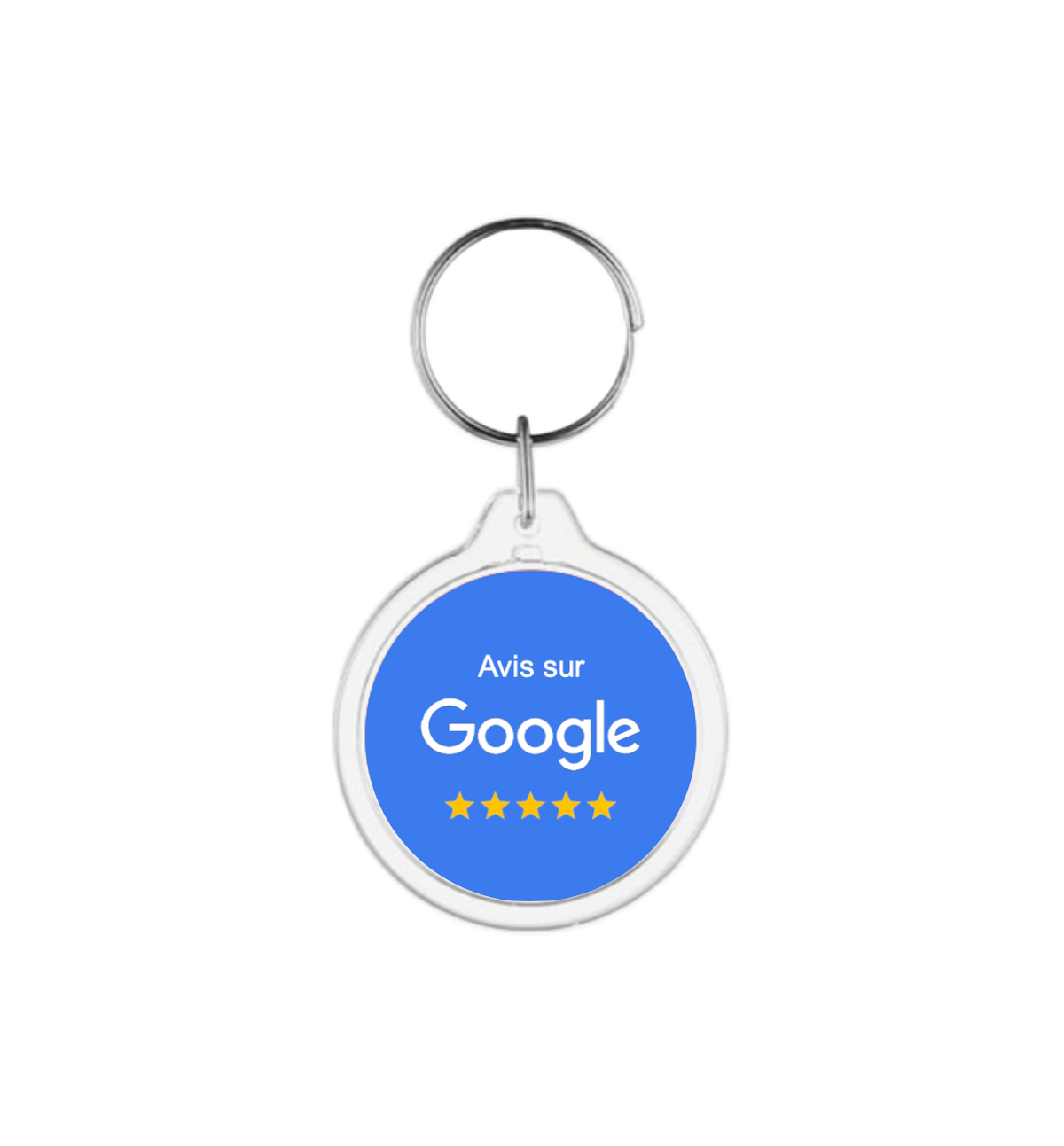 Avis Google - Porte-clés bleu
